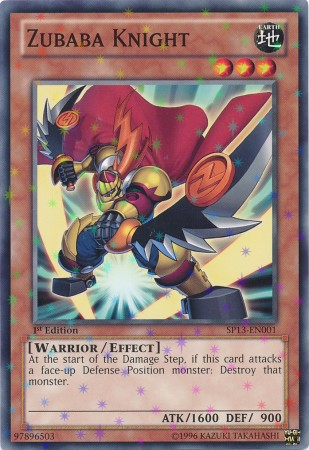 Zubaba Knight [SP13-EN001] Starfoil Rare | Odin's Place