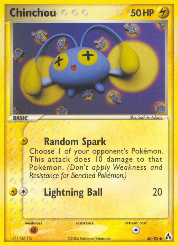 Chinchou (50/92) [EX: Legend Maker] | Odin's Place