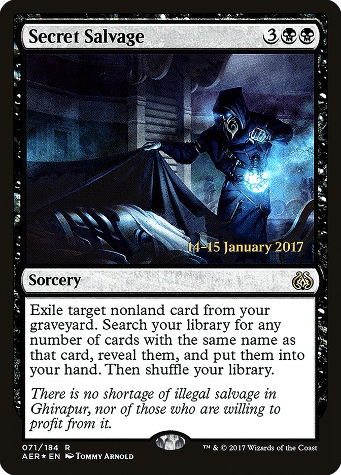 Secret Salvage (71) [Aether Revolt Prerelease Promos] | Odin's Place