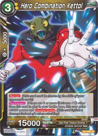 Hero Combination Kettol (TB1-089) [The Tournament of Power] | Odin's Place