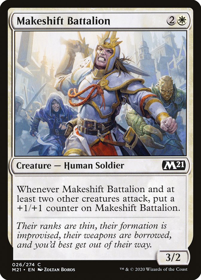 Makeshift Battalion [Core Set 2021] | Odin's Place