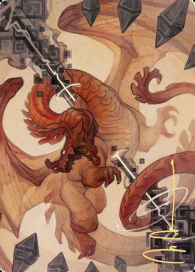 Soul Shatter Art Card (Gold-Stamped Signature) [Zendikar Rising Art Series] | Odin's Place