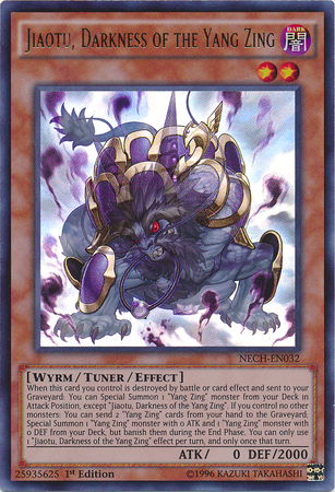 Jiaotu, Darkness of the Yang Zing [NECH-EN032] Ultra Rare | Odin's Place
