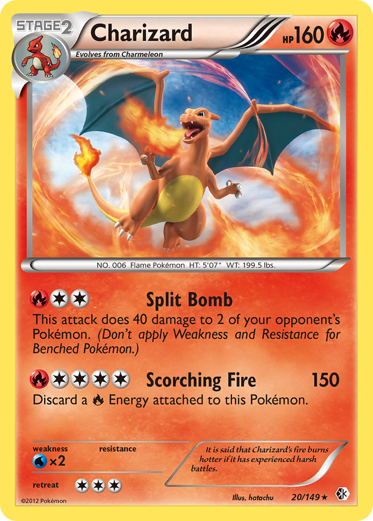 Charizard (20/149) [Black & White: Boundaries Crossed] | Odin's Place