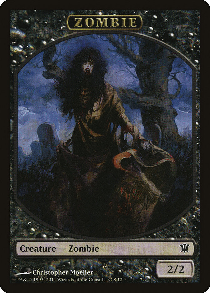 Zombie Token (8/12) [Innistrad Tokens] | Odin's Place