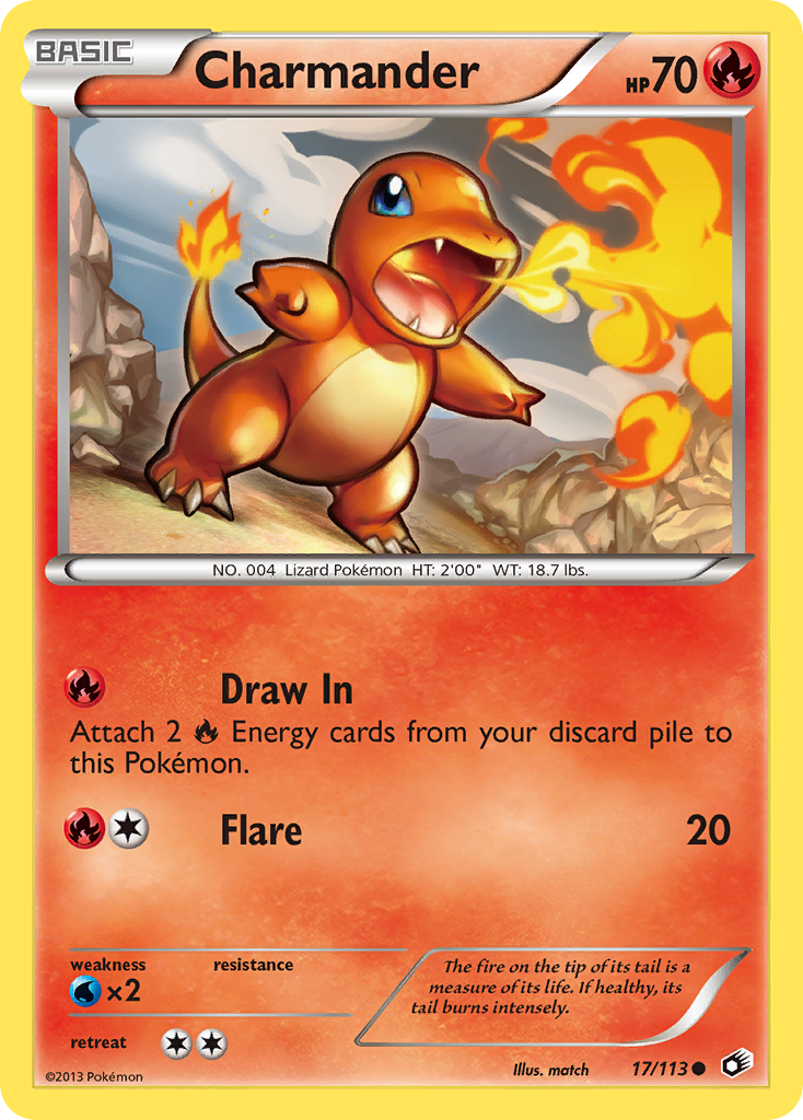 Charmander (17/113) [Black & White: Legendary Treasures] | Odin's Place
