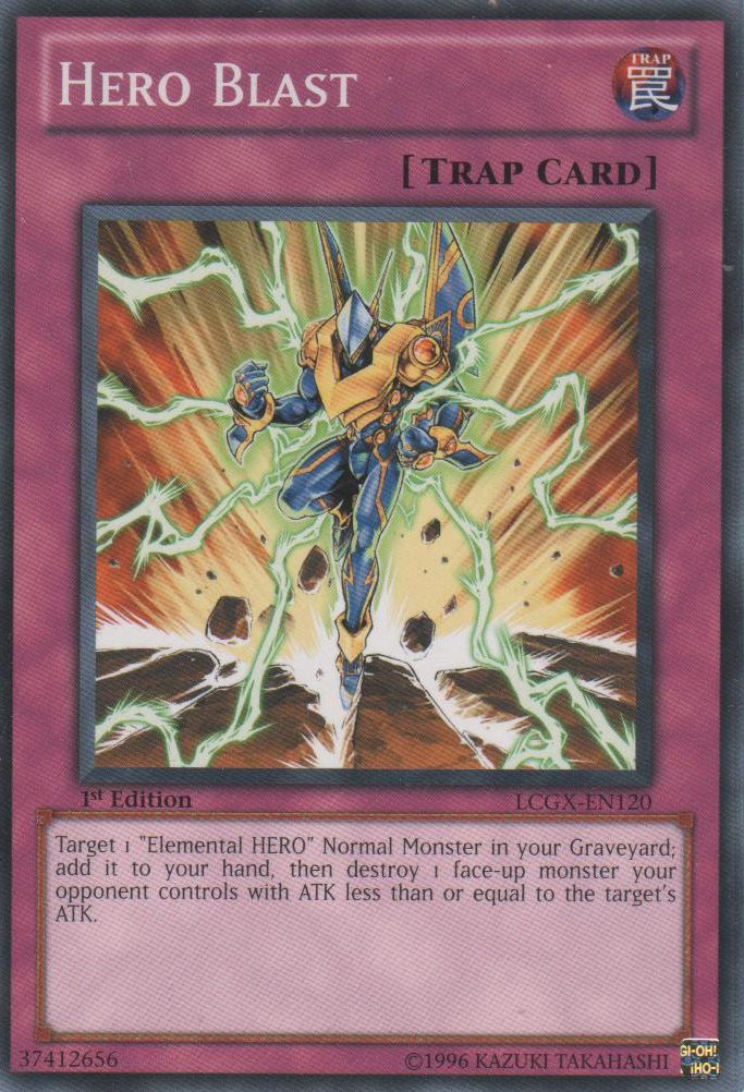 Hero Blast [LCGX-EN120] Common | Odin's Place
