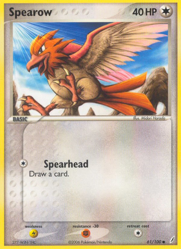 Spearow (61/100) [EX: Crystal Guardians] | Odin's Place