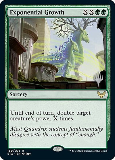 Exponential Growth (Promo Pack) [Strixhaven: School of Mages Promos] | Odin's Place
