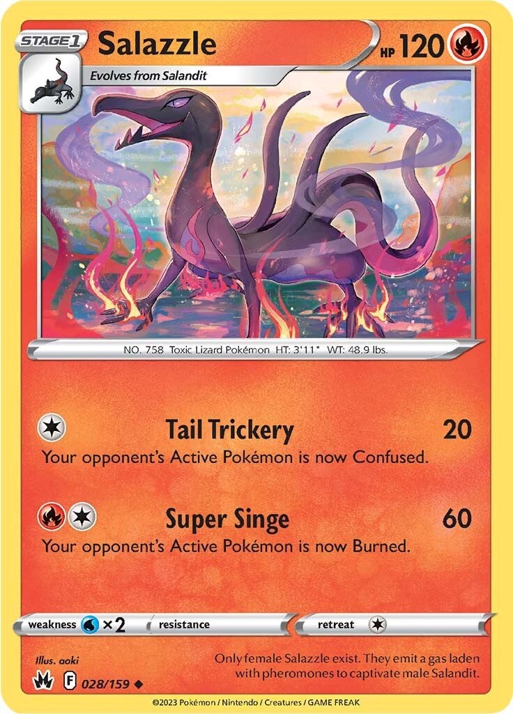 Salazzle (028/159) [Sword & Shield: Crown Zenith] | Odin's Place
