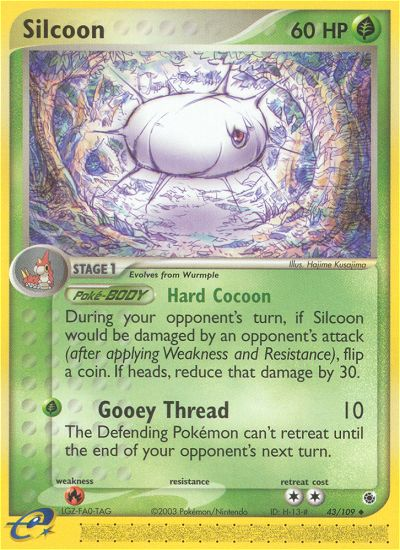 Silcoon (43/109) [EX: Ruby & Sapphire] | Odin's Place