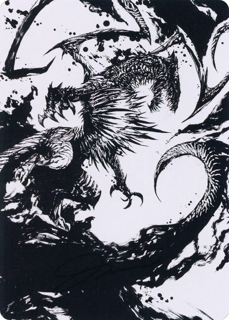 Skithiryx, the Blight Dragon Art Card [March of the Machine Art Series] | Odin's Place