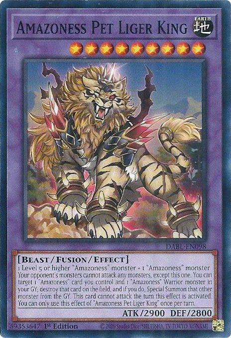 Amazoness Pet Liger King [DABL-EN098] Common | Odin's Place