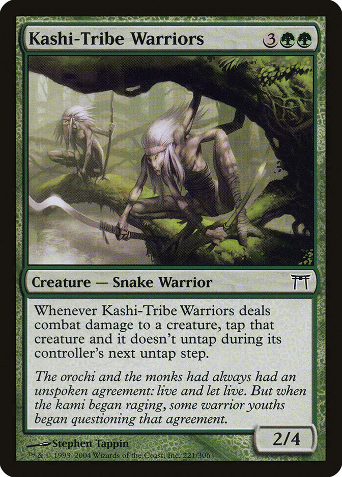 Kashi-Tribe Warriors (221) [Champions of Kamigawa] | Odin's Place