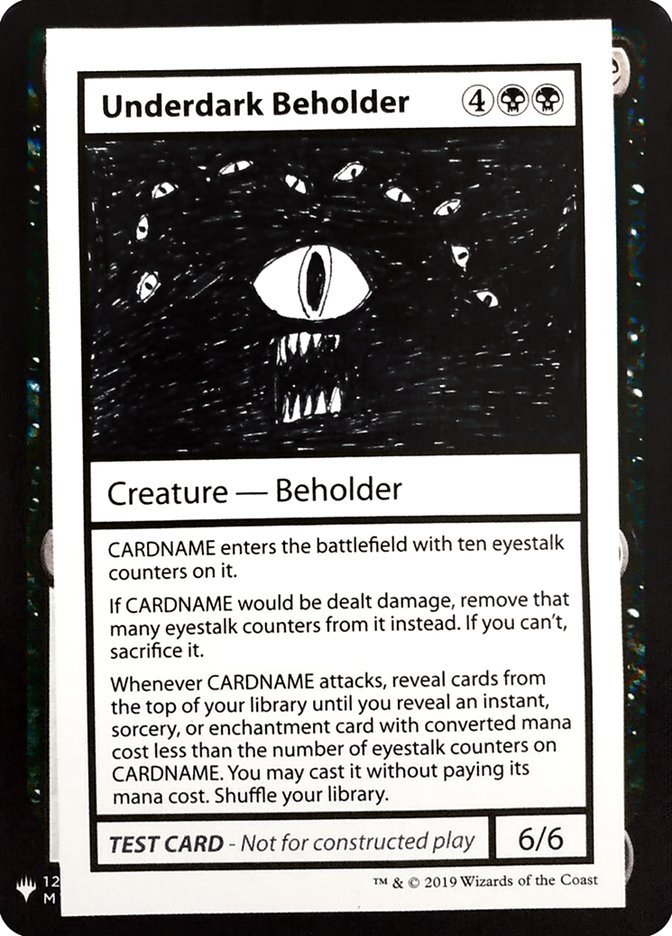 Underdark Beholder [Mystery Booster Playtest Cards] | Odin's Place