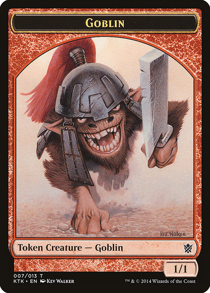 Goblin Token (7) [Khans of Tarkir Tokens] | Odin's Place
