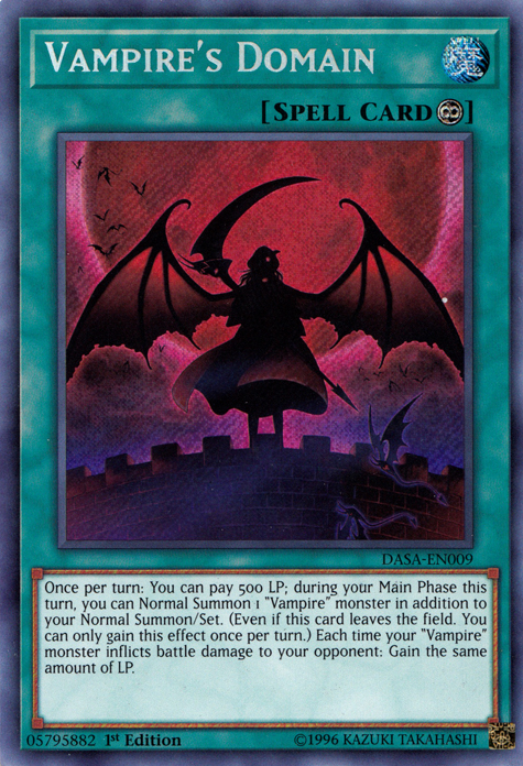 Vampire's Domain [DASA-EN009] Secret Rare | Odin's Place