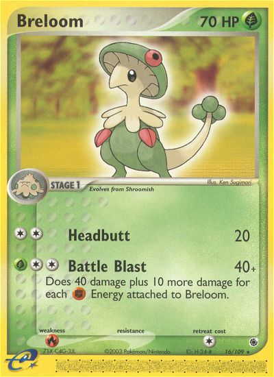 Breloom (16/109) [EX: Ruby & Sapphire] | Odin's Place