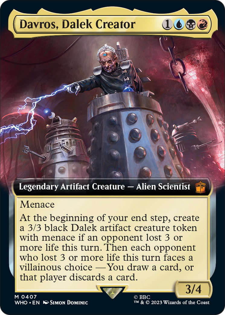 Davros, Dalek Creator (Extended Art) [Doctor Who] | Odin's Place
