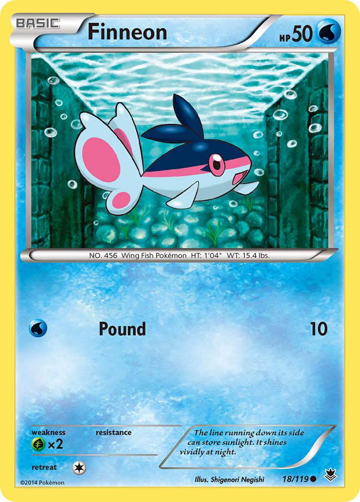 Finneon (18/119) [XY: Phantom Forces] | Odin's Place