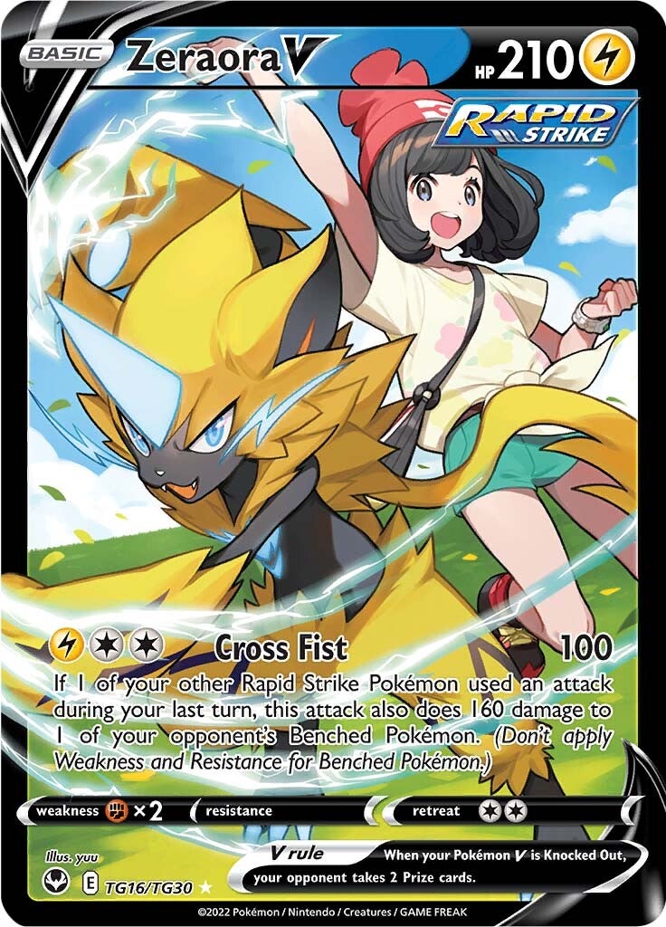 Zeraora V (TG16/TG30) [Sword & Shield: Silver Tempest] | Odin's Place
