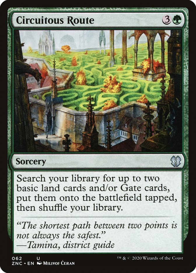 Circuitous Route [Zendikar Rising Commander] | Odin's Place