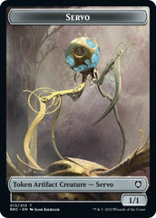 Myr // Servo Double-Sided Token [The Brothers' War Commander Tokens] | Odin's Place