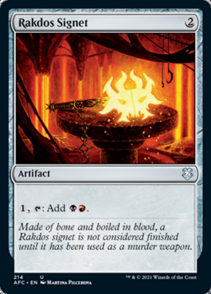 Rakdos Signet [Dungeons & Dragons: Adventures in the Forgotten Realms Commander] | Odin's Place