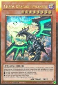 Chaos Dragon Levianeer (Alternate Art) [MAGO-EN017] Gold Rare | Odin's Place