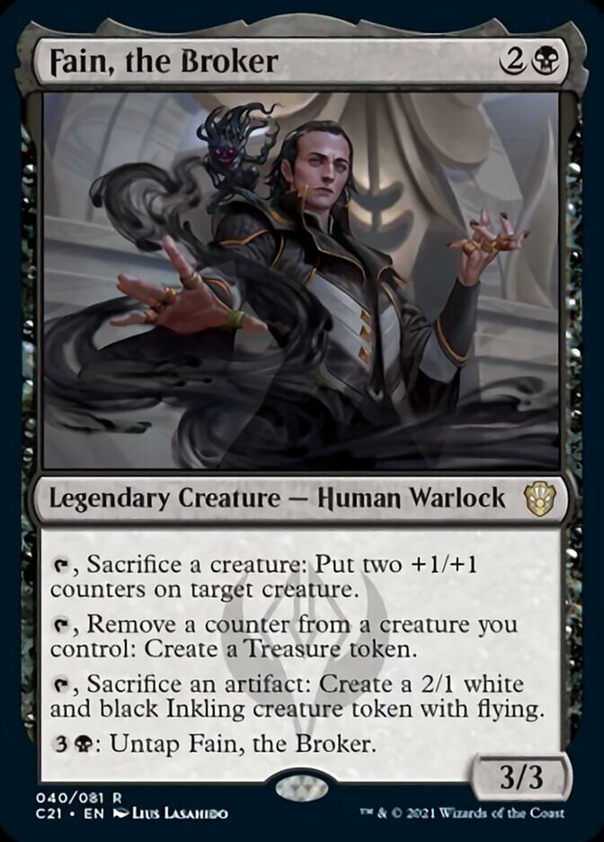 Fain, the Broker [Commander 2021] | Odin's Place