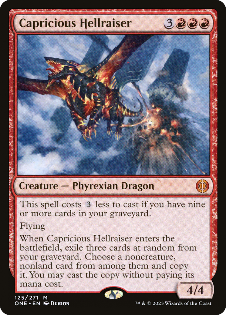 Capricious Hellraiser [Phyrexia: All Will Be One] | Odin's Place