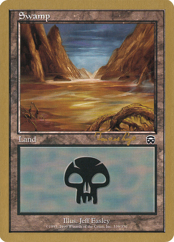 Swamp (tvdl339a) (Tom van de Logt) [World Championship Decks 2001] | Odin's Place