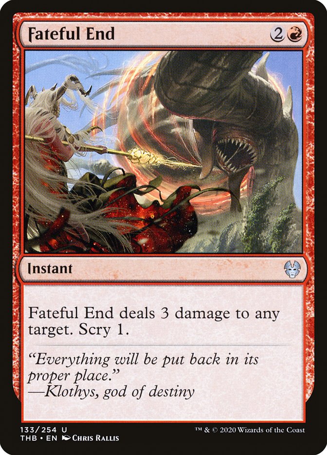 Fateful End [Theros Beyond Death] | Odin's Place