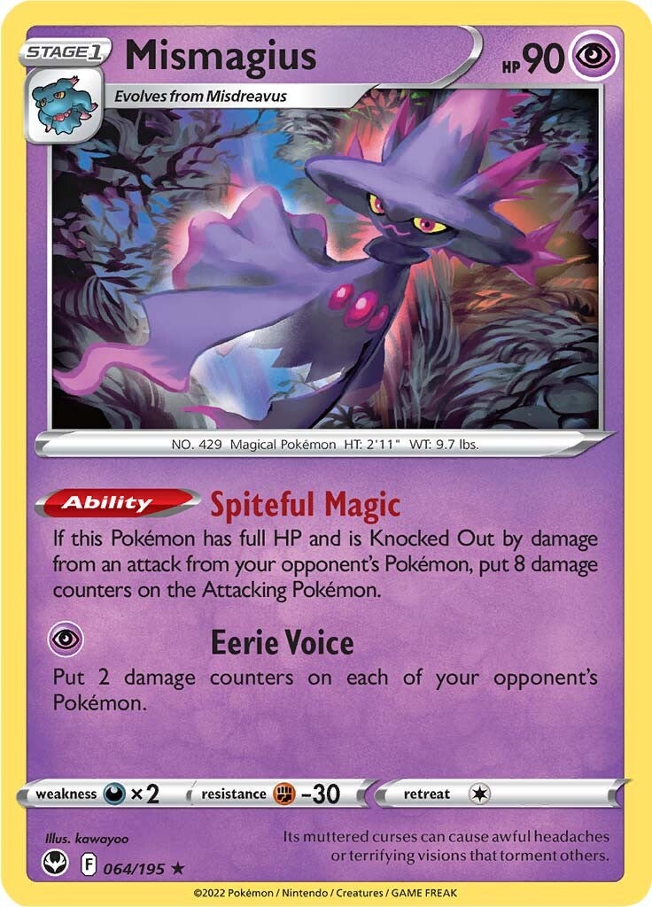 Mismagius (064/195) [Sword & Shield: Silver Tempest] | Odin's Place