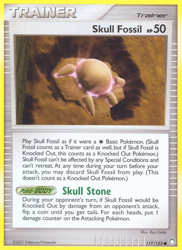 Skull Fossil (117/123) [Diamond & Pearl: Mysterious Treasures] | Odin's Place