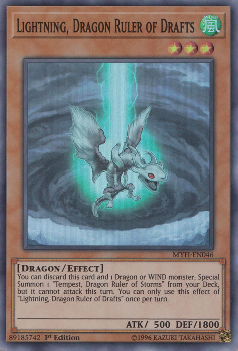 Lightning, Dragon Ruler of Drafts [MYFI-EN046] Super Rare | Odin's Place