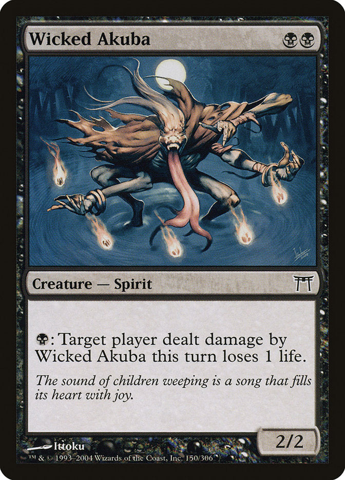 Wicked Akuba (150) [Champions of Kamigawa] | Odin's Place