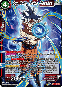 Son Goku, Divine Presence (BT14-005) [Cross Spirits] | Odin's Place