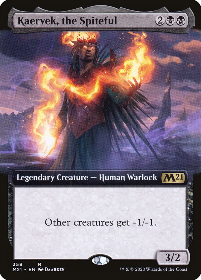 Kaervek, the Spiteful (Extended Art) [Core Set 2021] | Odin's Place