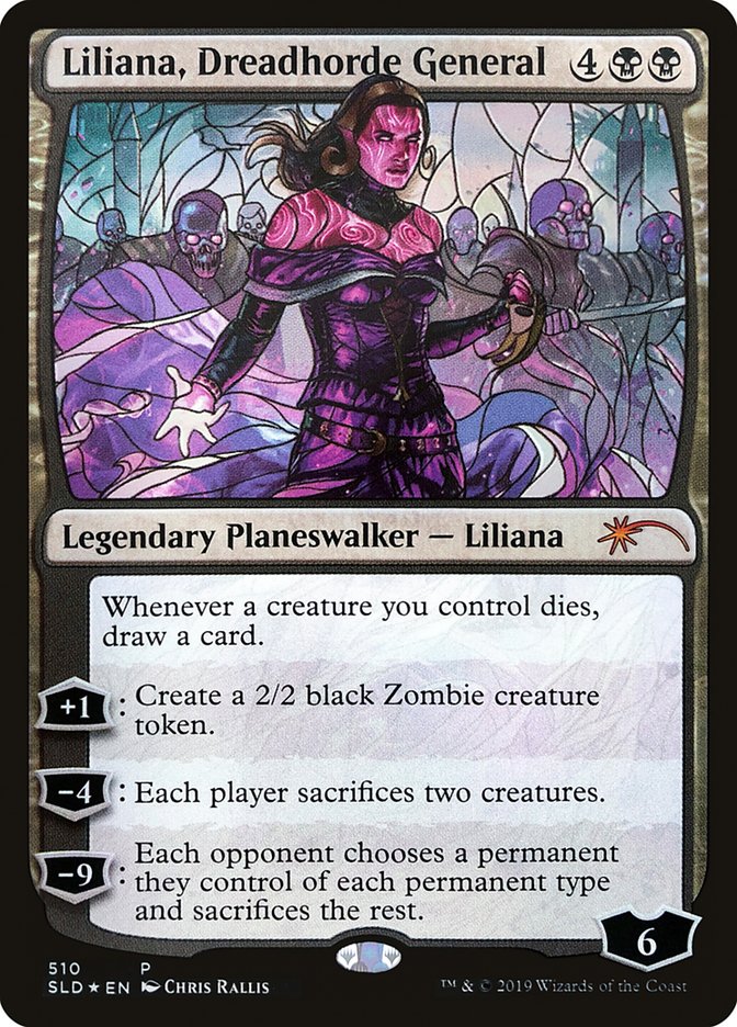 Liliana, Dreadhorde General (Stained Glass) [Secret Lair Drop Promos] | Odin's Place
