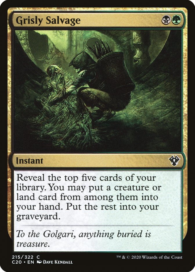 Grisly Salvage [Commander 2020] | Odin's Place