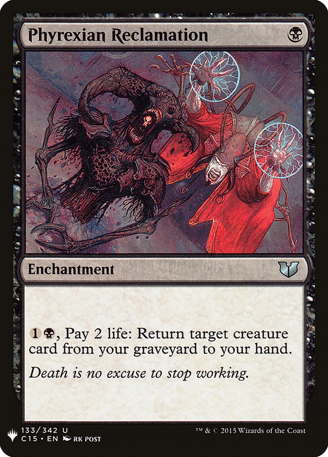 Phyrexian Reclamation [Mystery Booster] | Odin's Place