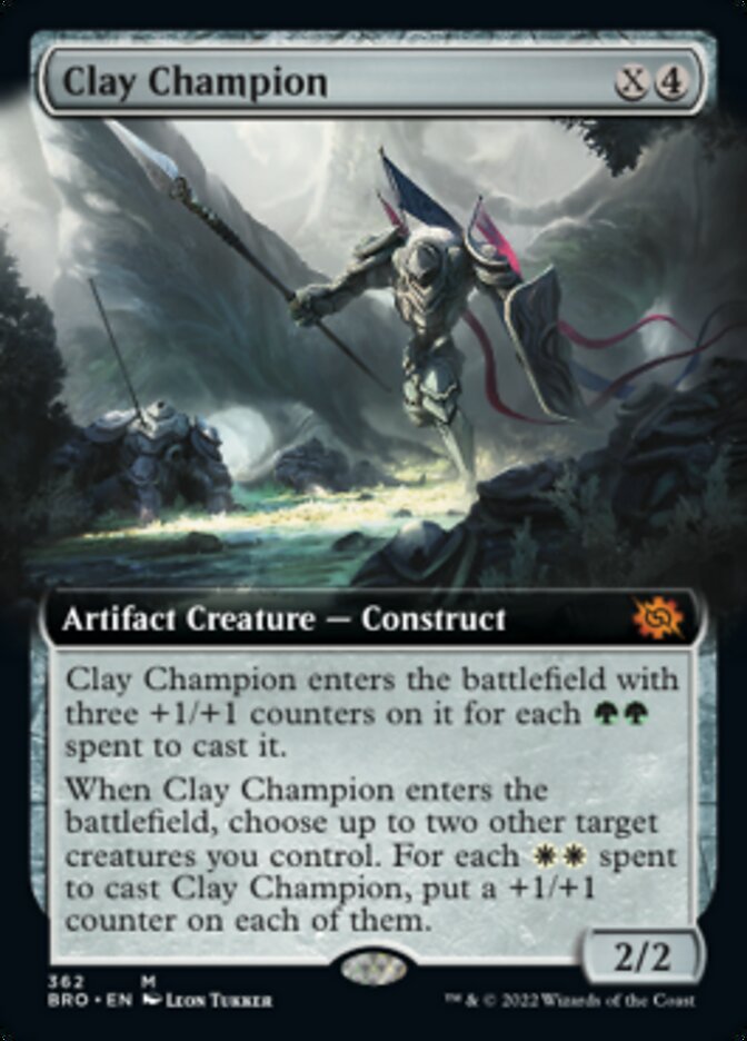 Clay Champion (Extended Art) [The Brothers' War] | Odin's Place