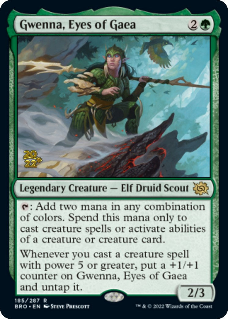Gwenna, Eyes of Gaea [The Brothers' War Prerelease Promos] | Odin's Place