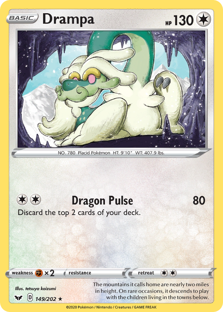 Drampa (149/202) [Sword & Shield: Base Set] | Odin's Place