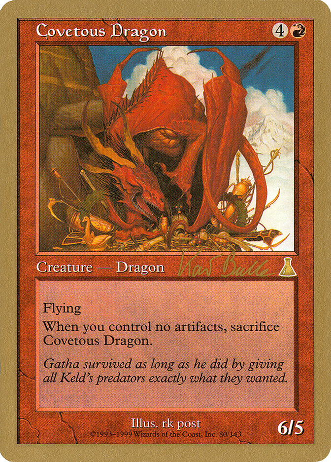 Covetous Dragon (Kai Budde) [World Championship Decks 1999] | Odin's Place