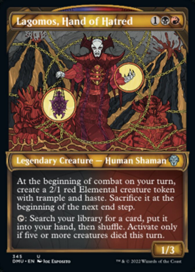 Lagomos, Hand of Hatred (Showcase Textured) [Dominaria United] | Odin's Place
