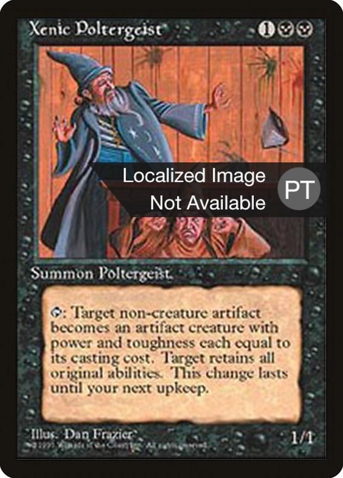 Xenic Poltergeist [Fourth Edition (Foreign Black Border)] | Odin's Place