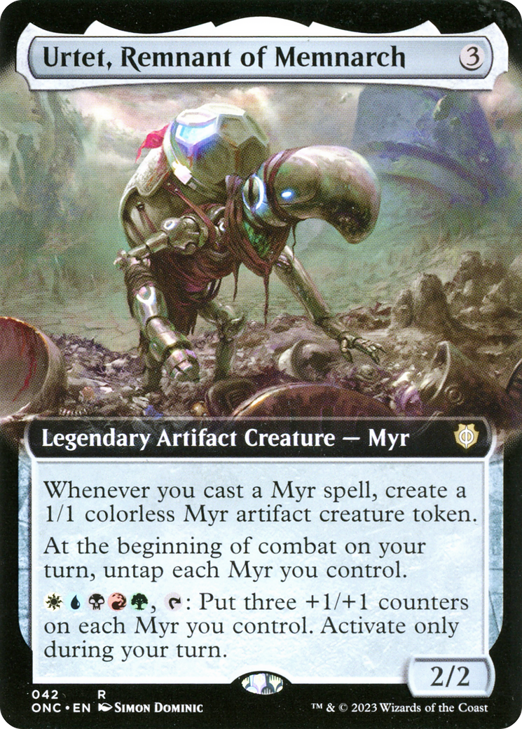 Urtet, Remnant of Memnarch (Extended Art) [Phyrexia: All Will Be One Commander] | Odin's Place