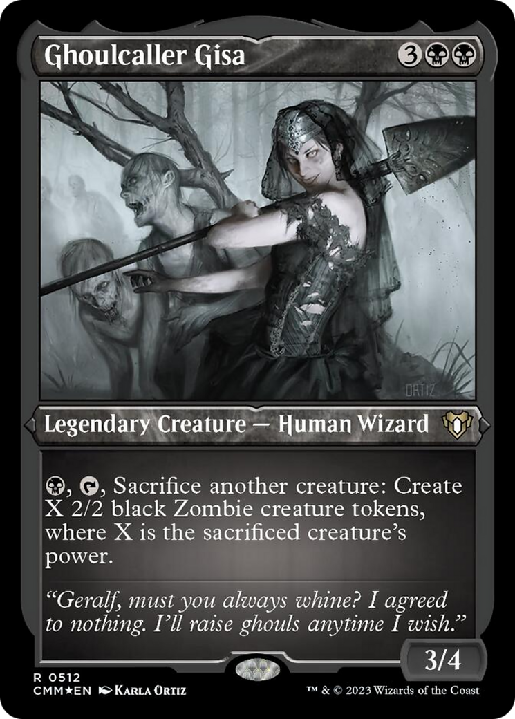 Ghoulcaller Gisa (Foil Etched) [Commander Masters] | Odin's Place